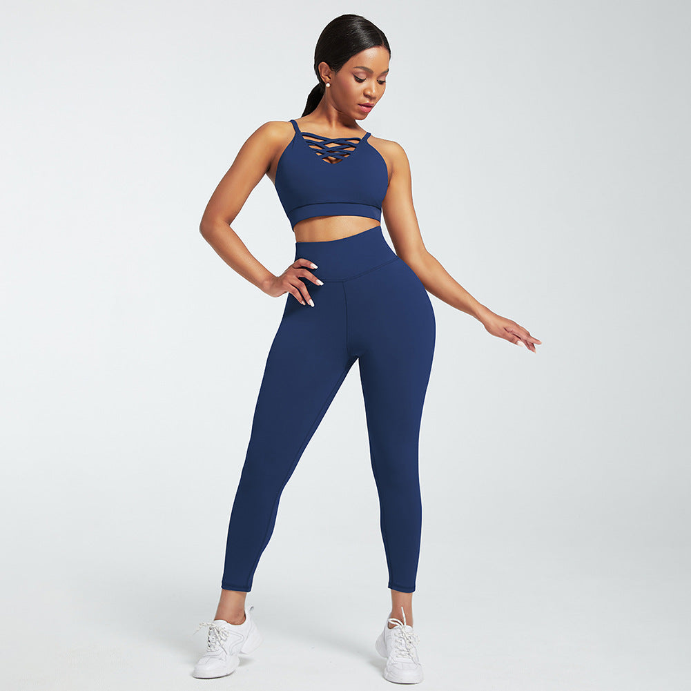 Workout Clothes Seamless Sports Bra Yoga Leggings 3 Piece Set Seamless Yoga Set Sport Wear Gym Clothes